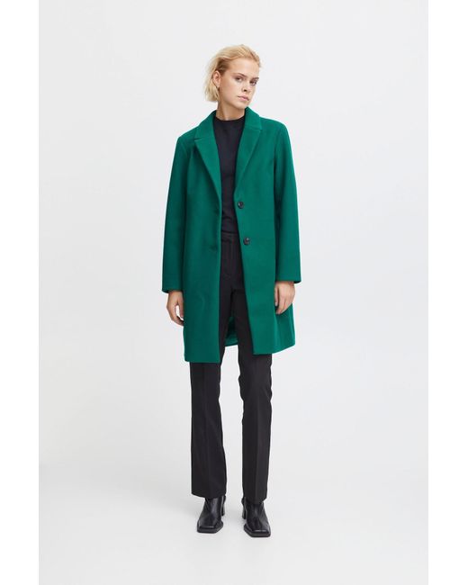 Ichi Green Übergangsmantel 'Jannet'