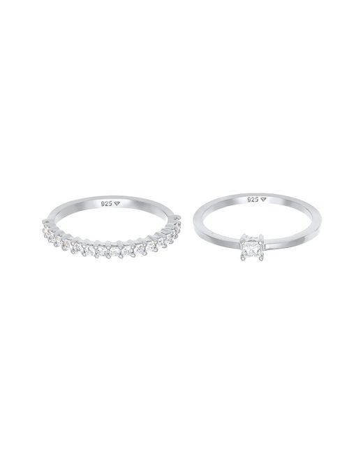 Elli Jewelry Metallic Ring Kristall Ring