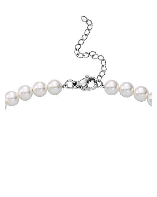 Heideman Kette Perle in White für Herren