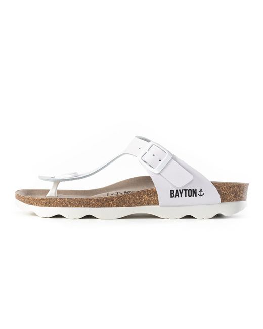 Bayton White Sandals 'Mercure'