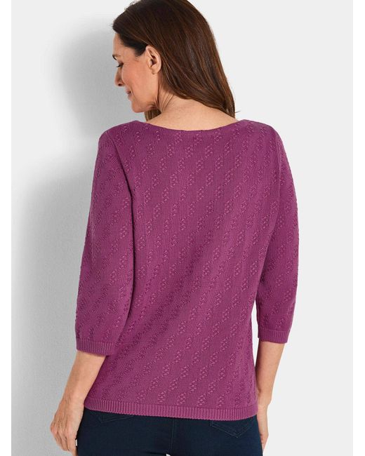 Goldner Purple Pullover