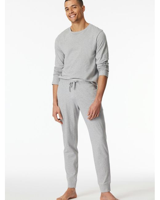 Schiesser Pyjamahose Mix Relax in Gray für Herren