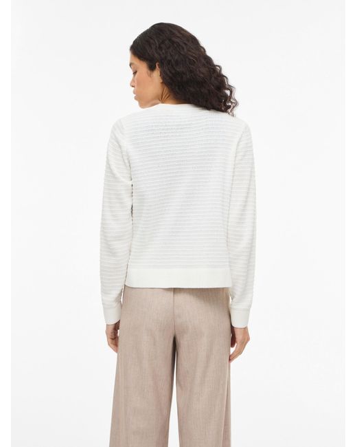 Vila White Strickjacke Vilollo