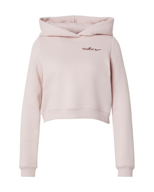 Nike Pink Sweatshirt Phoenix Fleece