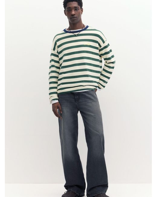 Pull&Bear Pullover Stwd in Green für Herren
