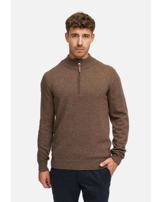 INDICODE Pullover Inmargous in Brown für Herren