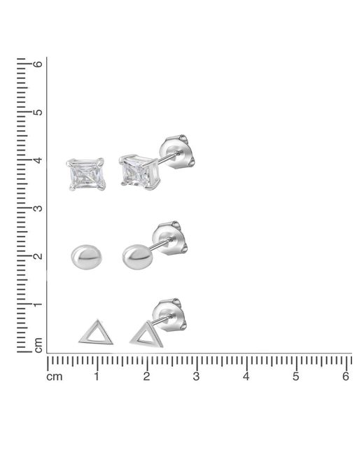 CELESTA White Ohrstecker Set