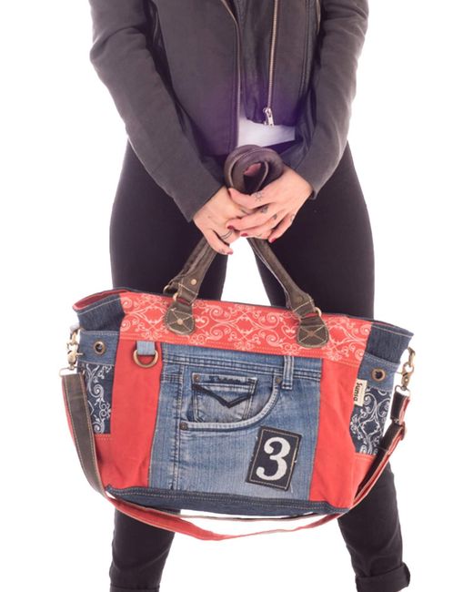 Sunsa Blue Handtasche