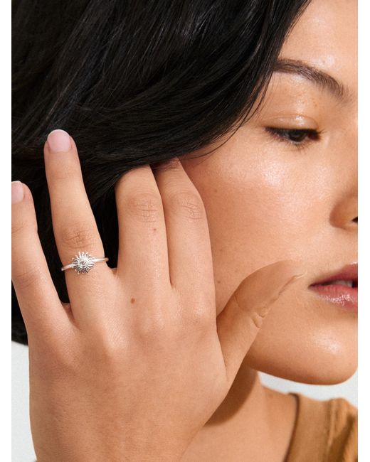 Pilgrim White Ring Lulu