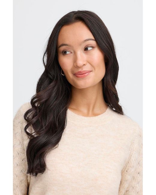 Fransa White Pullover Frkanva