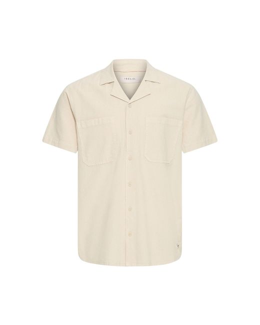 Solid Kurzarmhemd Sdneel in White für Herren
