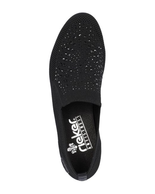 Rieker Black Slipper