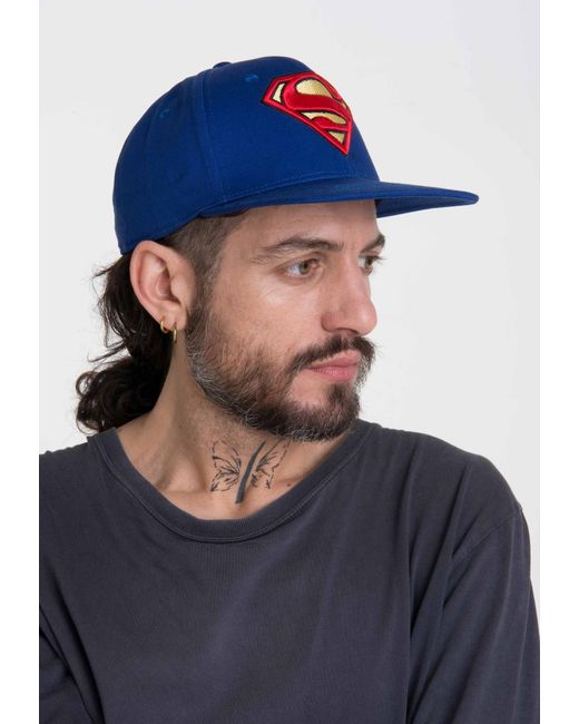 Logoshirt Blue Kappe Dc Superman