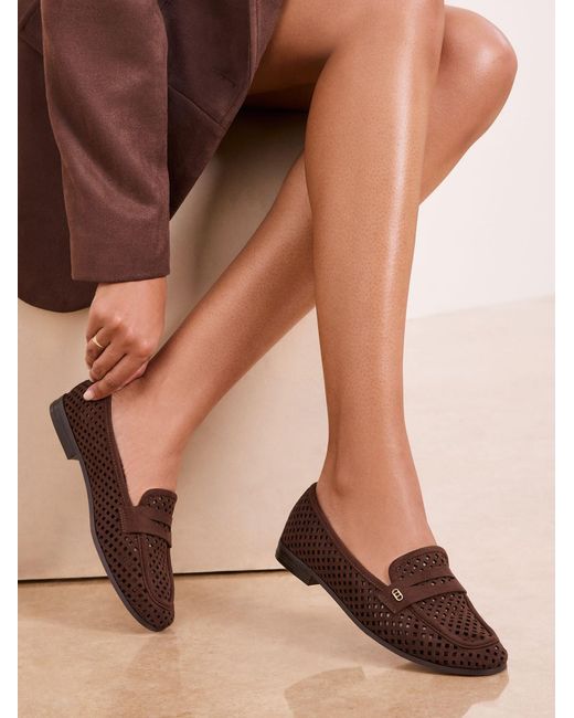 Lipsy Brown Slipper