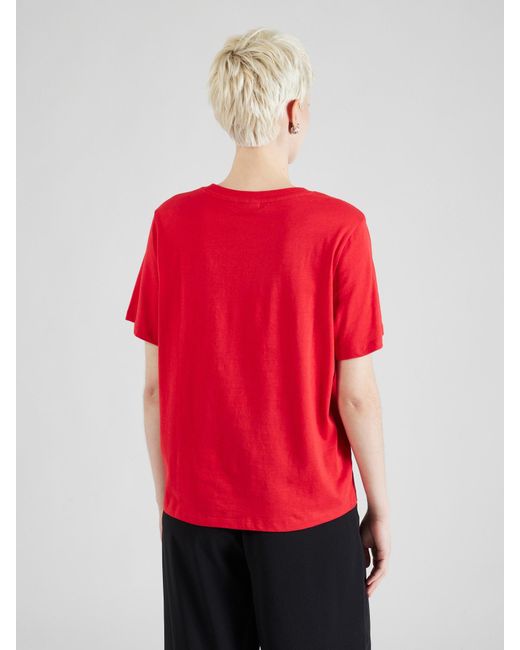Pieces Red T-shirt 'pcaddysan'