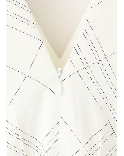 Mango White Kleid Sofia
