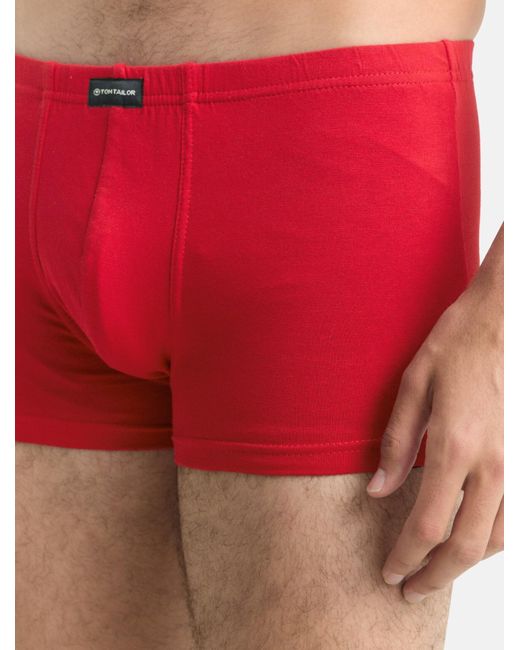 Tom Tailor Boxershorts in Red für Herren