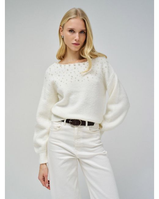 Salsa Jeans White Pullover