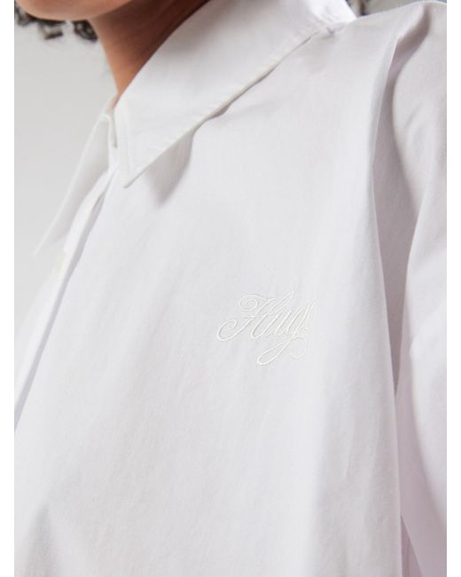 HUGO White Bluse 'Elisana_B'
