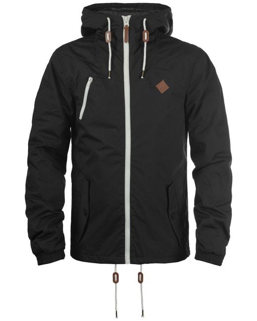 Solid Kurzjacke 'tilden' in Black für Herren