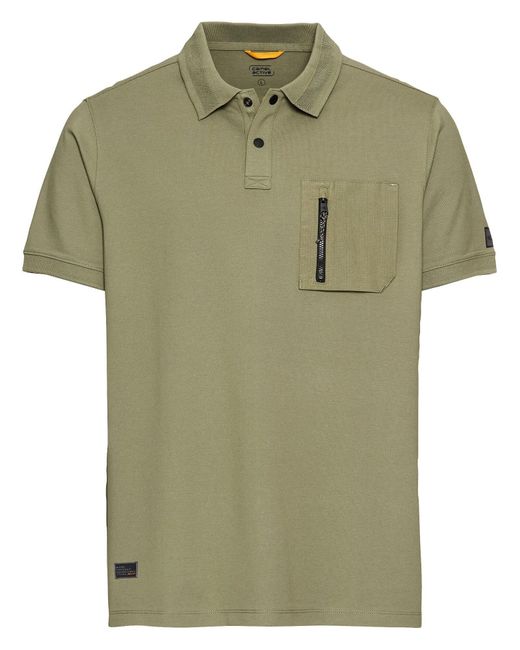 Camel Active Kurzarm Poloshirt Mit Cooling Effekt in Green für Herren