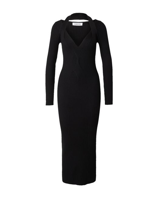 EDITED Black Strickkleid