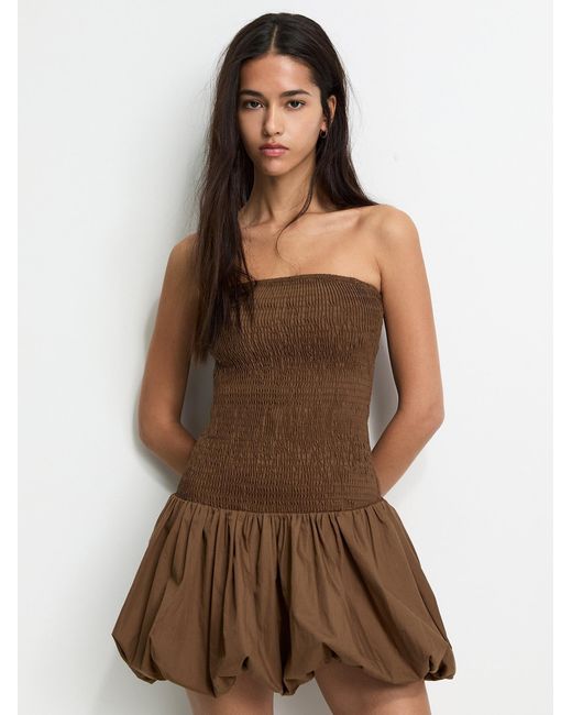 Pull&Bear Brown Kleid