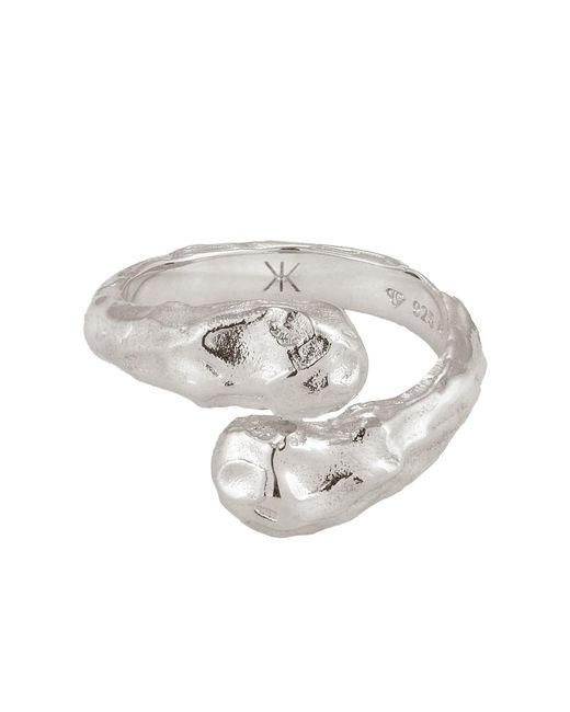 Kuzzoi Ring in White für Herren