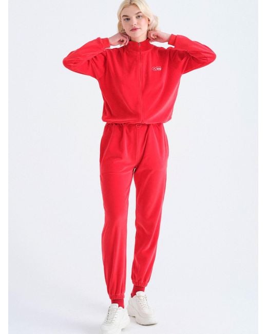 Rockupy Red Trainingsanzug Vinaya