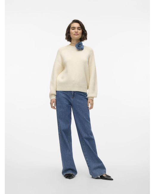 Vero Moda White Pullover Enya