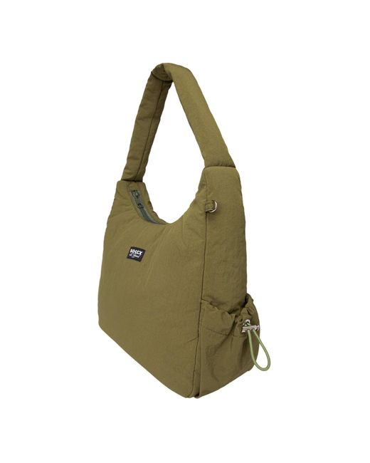 SOCCX Green Leichte, Wattierte Schultertasche