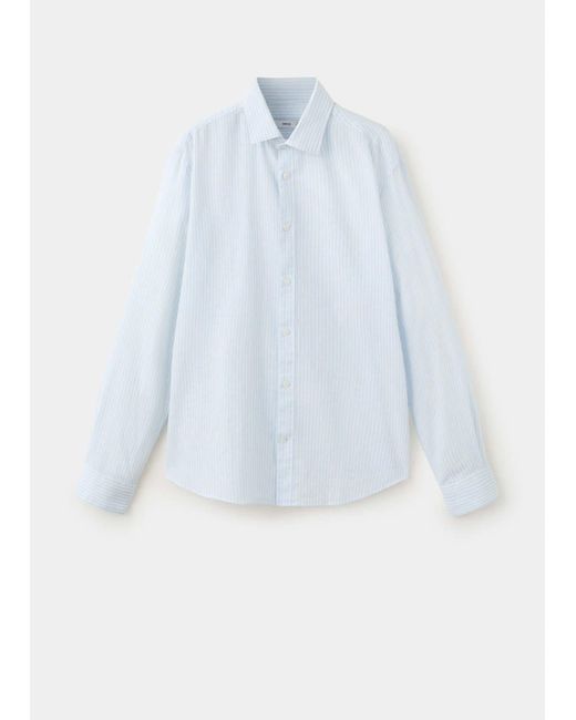 Mango Hemd Elda in Blue für Herren