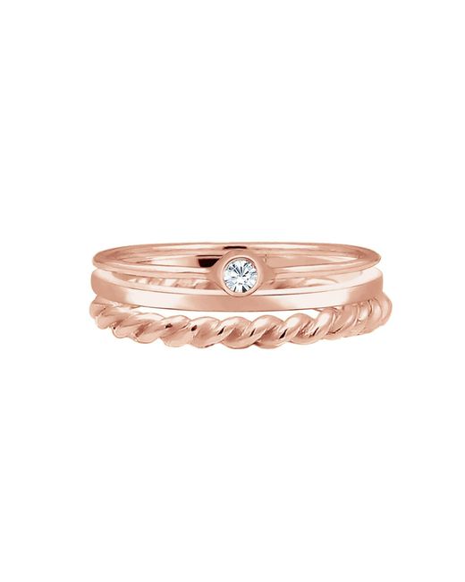 Elli Jewelry Multicolor Ring Set