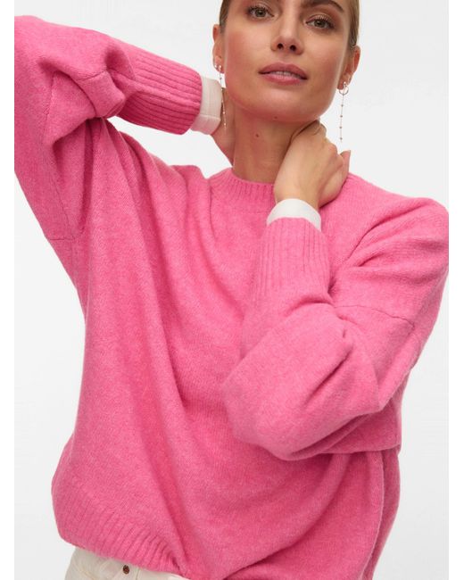 Vero Moda Pink Pullover Vmboom