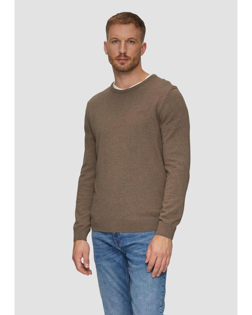 S.oliver Pullover in Brown für Herren
