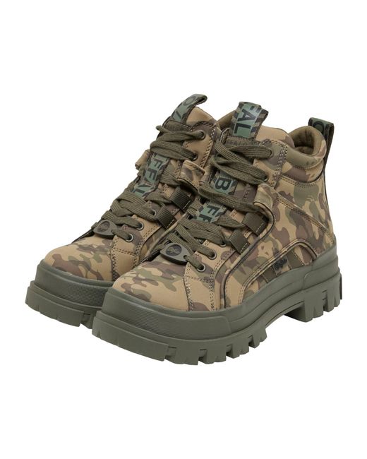 Buffalo Brown Schnürstiefelette Aspha
