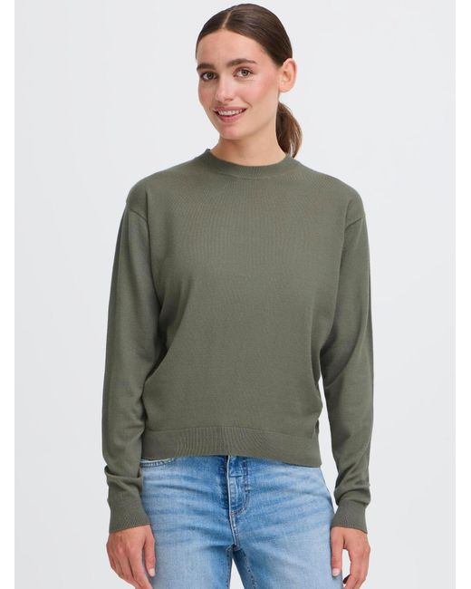 Oxmo Green Strickpullover Oxiscanny Ls