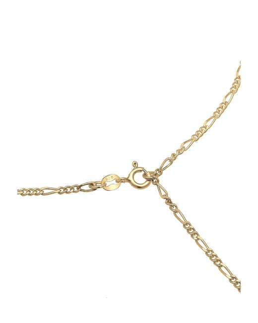 Elli Jewelry Metallic Kette Figaro