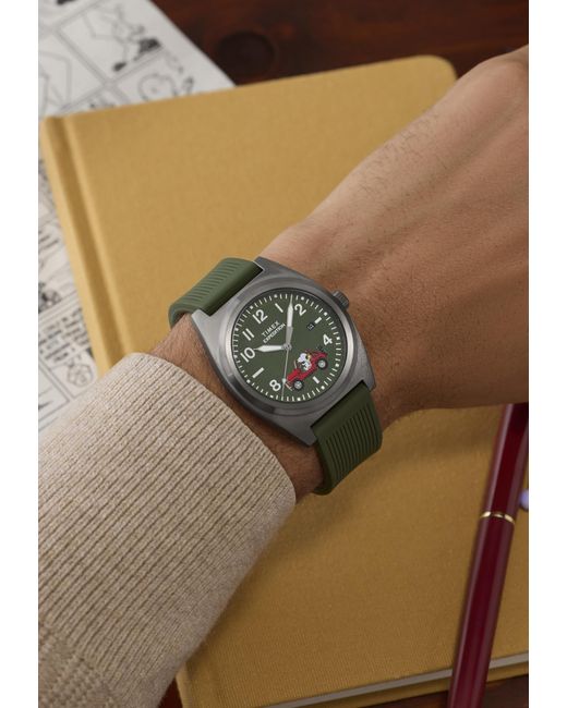 Timex Green Analoguhr