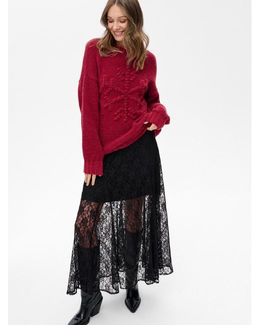 Blue Shadow Red Pullover