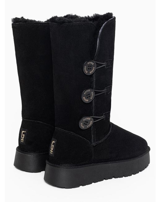 Gooce Black Boots Cornice