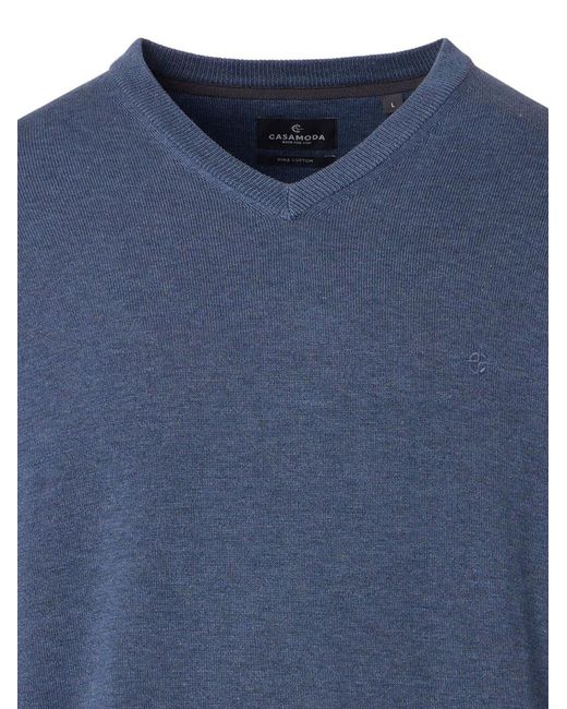 CASA MODA Pullover Basic in Blue für Herren