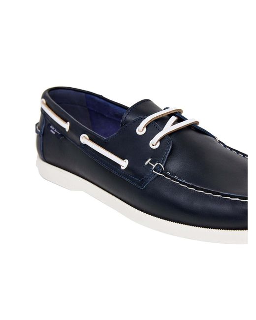 Hackett Mokassin Deck One in Blue für Herren