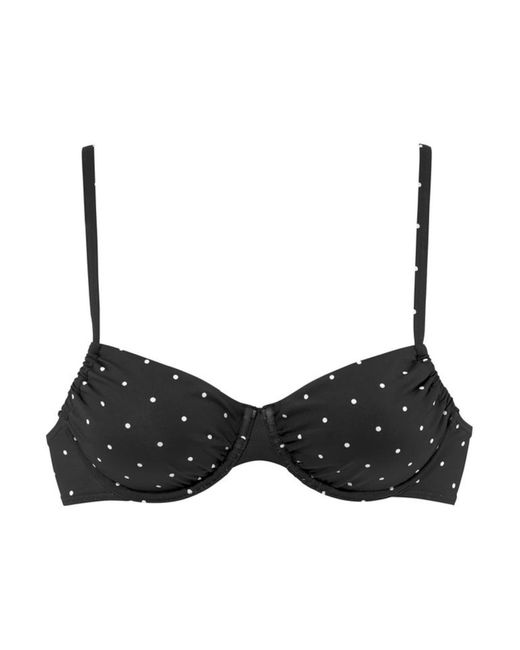 Lascana Black Bikinitop