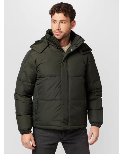 Solid Winterjacke in Black für Herren