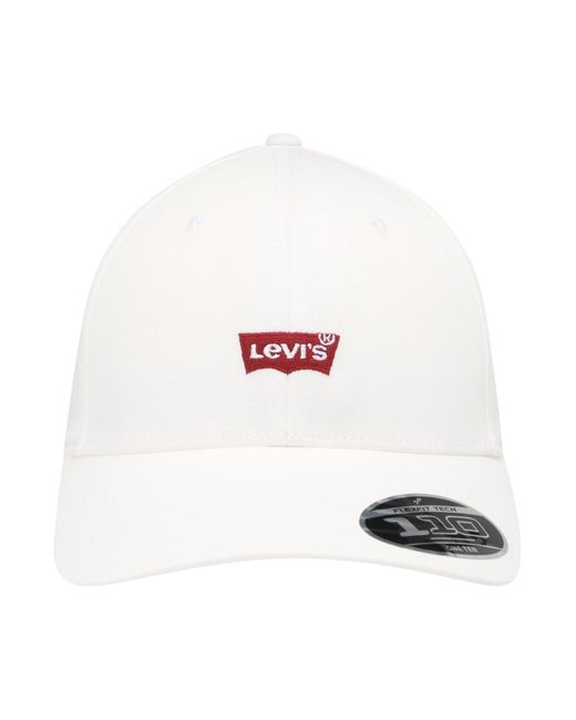 Levi's White Levis Housemark Flexfit Cap