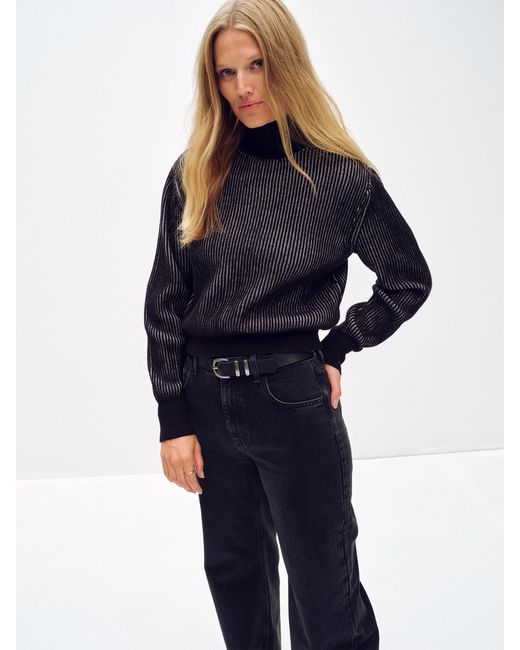 ABOUT YOU x Toni Garrn Black Pullover Alena