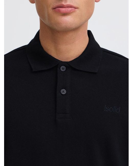 Solid Poloshirt Sdbetova in Black für Herren