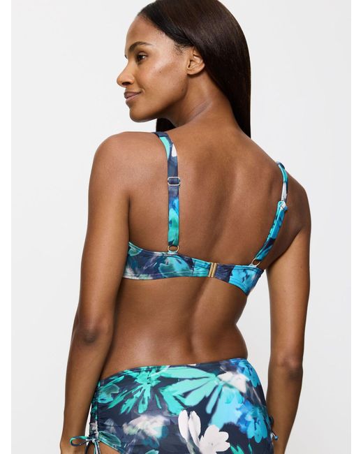 Triumph Blue Bügel-Bikini-Top Summer Fleur