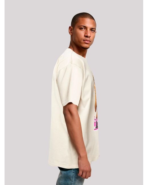 F4NT4STIC T-Shirt in White für Herren